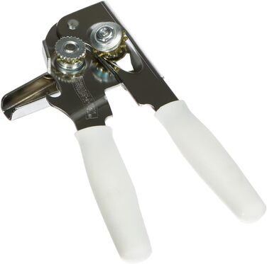 Відкривачка для банок KitchenCraft Swing-A-Way з нержавіючої сталі з відкривачем для пляшок, 8.5 x 5 x 18 см