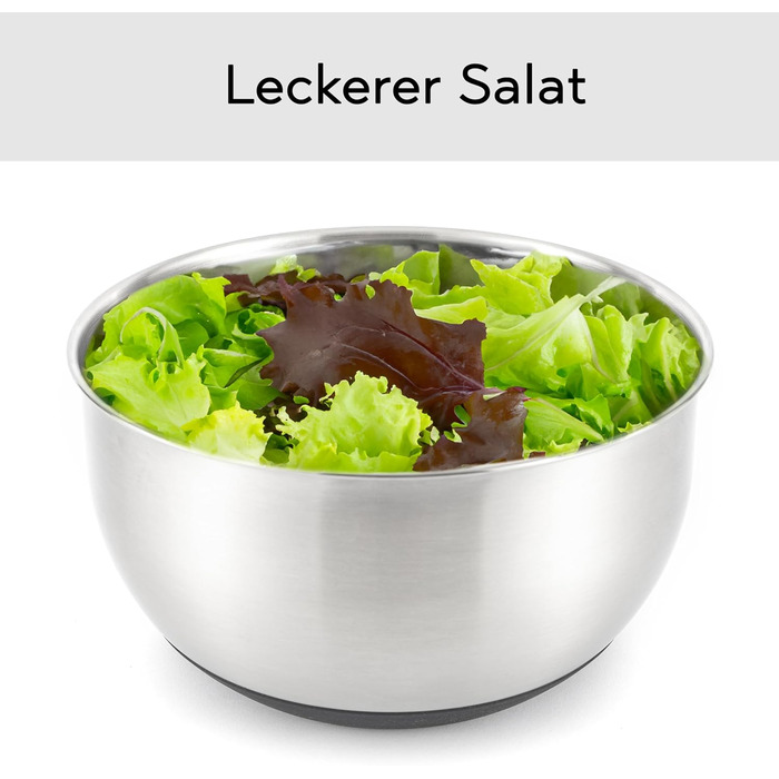 Салатниця-швидкоосушувач зі сталі нержавіючої, 4.5 л, з ручкою, BPA-free