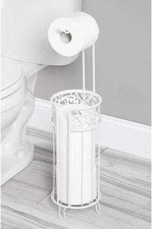 Підставка для туалетного паперу mDesign-сучасна підставка для рулонів паперу для ванної кімнати - підставка для туалетного паперу з декількома рулонами-mi