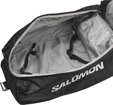 Спортивна сумка Salomon Duffel 45 унісекс, легкий доступ, практичний дизайн, надміцні матеріали, Чорний