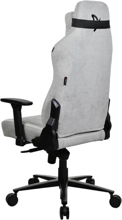 Ігрове крісло Arozzi Vernazza SoftFabric™ світло-сіре, ергономічне, преміум-оббивка, для комп’ютера, офісу, регульоване, з підтримкою попереку та шиї, велике