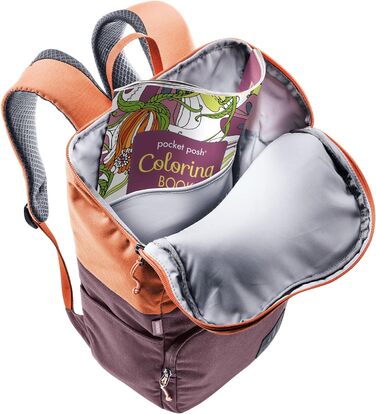 Дитячий рюкзак Deuter Overday 15 л, баклажан-сієна