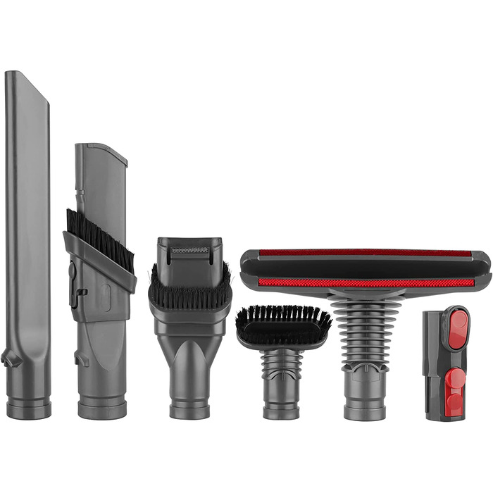 Набір аксесуарів та насадок для пилососа Dyson V8/V7/V6/DC19/DC29/DC34/DC33/DC35/DC62, змінні запчастини (6 в 1)