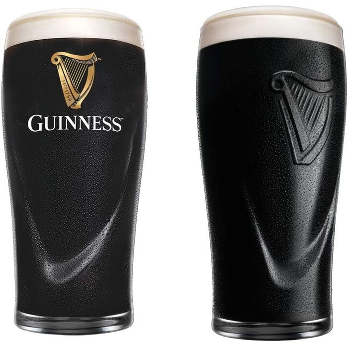 Набір келихів Guinness з арфою, 2 шт, ірландський стиль, McLaughlin's
