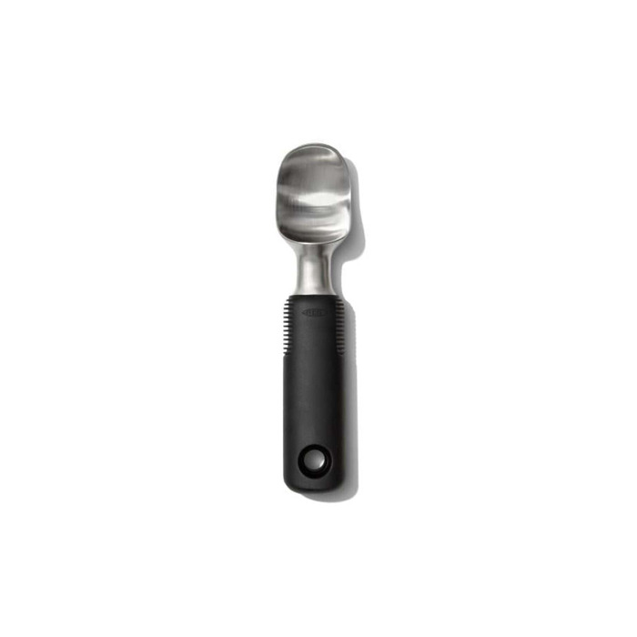 Ложка для морозива OXO Good Grips Robuste з нержавіючої сталі, вигнута, чорна, 26.7 см
