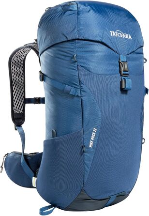 Рюкзак для туризму Tatonka Hike Pack 22, 22 л, з вентильованою спинкою та дощовиком, темно-синій