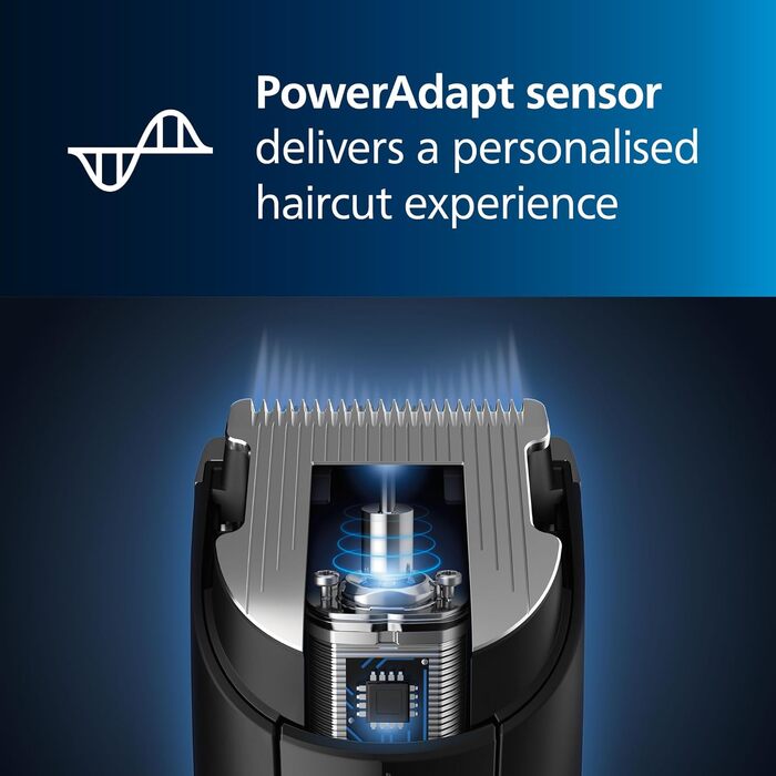 Машинка для стрижки волосся Philips Series 7000 HC7650/15 з технологією Trim-n-Flow, 28 насадок