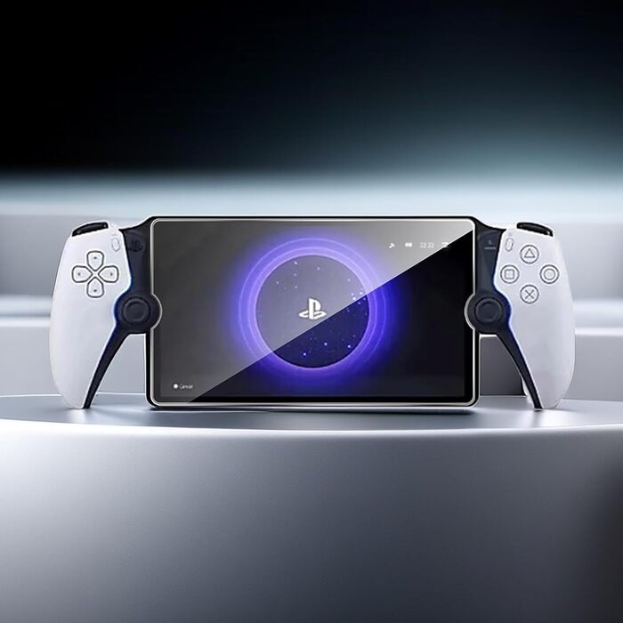 Захисне скло GIOPUEY для PlayStation Portal, 2 шт, прозоре, стійке до подряпин, олієвідштовхувальне, сумісне з чохлом