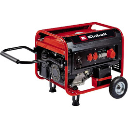 Бензиновий генератор Einhell TC-PG 55/E5 (5.5 кВт макс, 5 кВт ном), 4-тактний двигун, бак 25 л, 2x230В, 1x400В