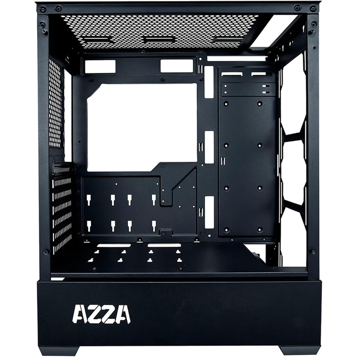Комп'ютерний корпус AZZA Apollo 430B-DF2 чорний/сірий, загартоване скло, ATX Mid-Tower