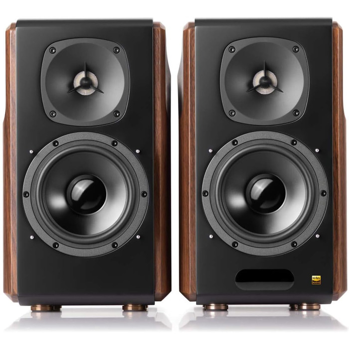 Активні полочні колонки Edifier S2000MKIII 2.0 Bluetooth, 130 Вт, студійні монітори для аудіофілів з оптичним та лінійним входом, дерево
