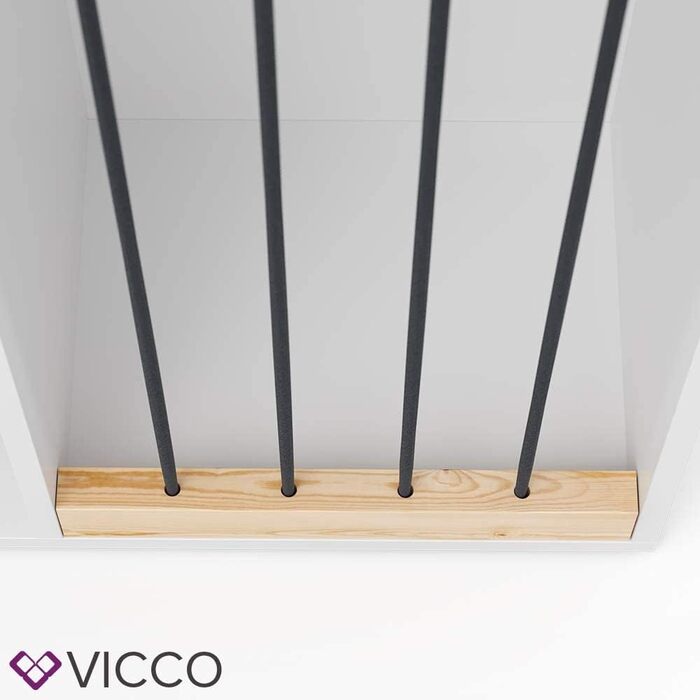 Дитячий стелаж Vicco Marvin білий 72x143 см без коробок
