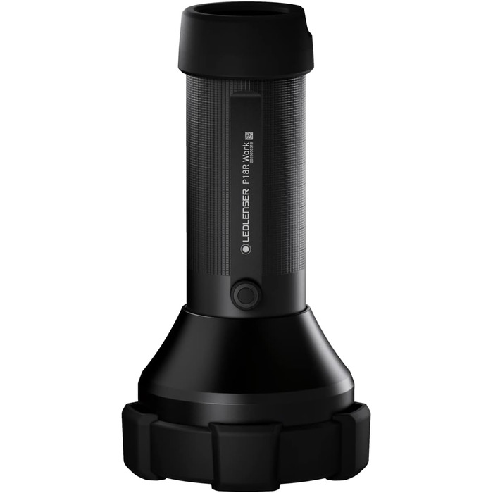 Потужний ліхтар Ledlenser P18R Work, 4500 люмен, LED, акумуляторний, фокусування, USB-зарядка, дальність 720 м, X-Lens Technology, професійний робочий ліхтар