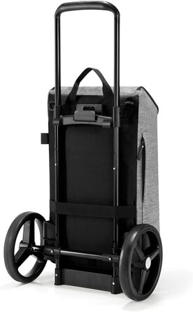Сумка reisenthel citycruiser Twist Silver – практична шопер-торба з великими відділеннями, використовується як візок із citycruiser rack