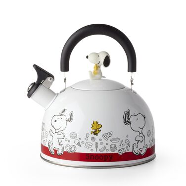 Електричний чайник Lenox Chef Snoopy з нержавіючої сталі, багатоколірний, серія Casual