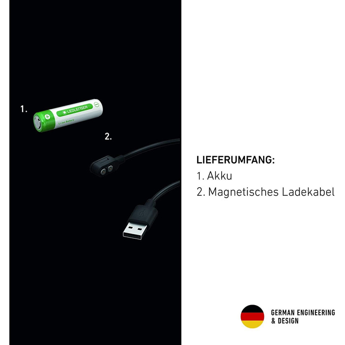 Ліхтар Ledlenser ML4 Warm Light LED, акумуляторний, 300 люмен, до 40 годин, червоне світло, карабін, для кемпінгу та вулиці