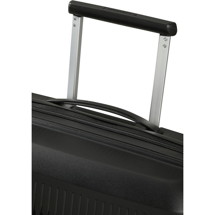 Валіза American Tourister Aerostep Spinner S, розширювана, 55 см, 36/40 л, чорна, ручна поклажа