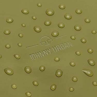 Рюкзак Johnny Urban Harvey Medium ролтоп, 15 л, водостійкий, оливковий, з відділенням для ноутбука, універсальний для міста, роботи, навчання, матове PU-покриття