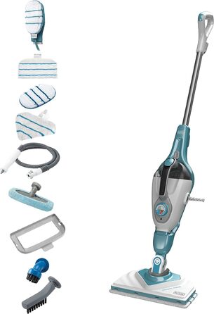 Парова швабра BLACK+DECKER BHSM166DSM 1600 Вт з дельтакутовою насадкою 2-в-1