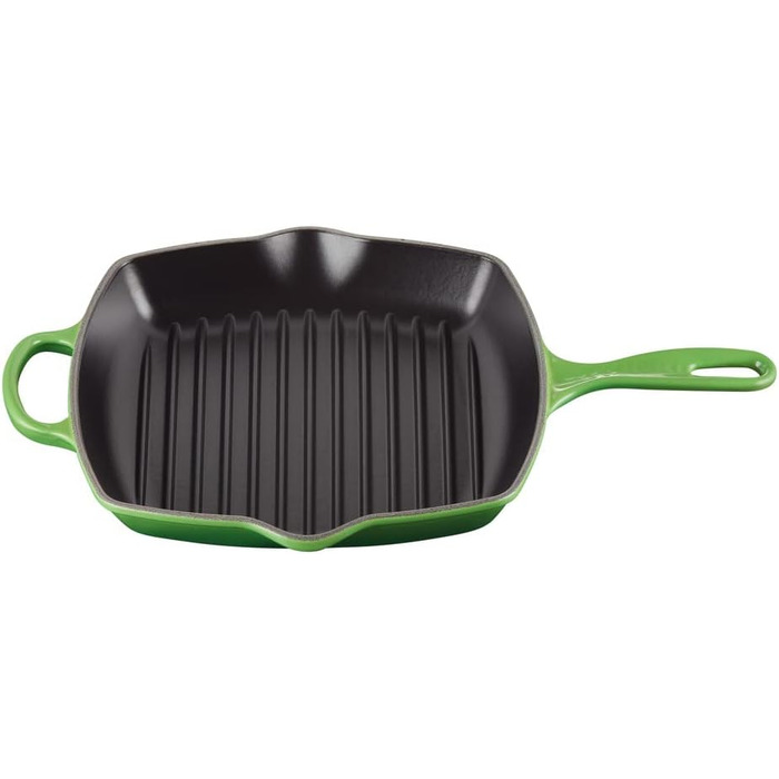 LE CREUSET Signature Сковорода-гриль з чавуну, квадратна, 26 см, для всіх типів плит (в т.ч. індукційних), 2,86 кг, колір 'Кариби'