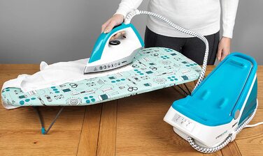 Стільникова прасувальна дошка Beldray 73x31 см, компактна, міні, складна, для подорожей, 100% бавовна