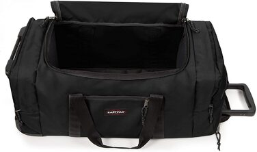 Дорожня сумка Eastpak Leatherface M+ 69 л, чорна, 68.5×32.5×34.5 см