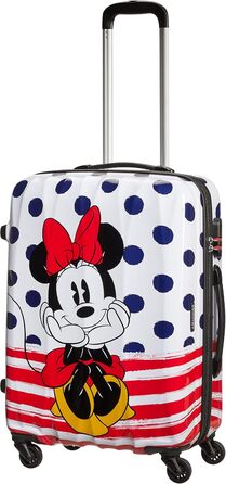 Валіза American Tourister Disney Legends Minnie Blue Dots, синя з крапками, для подорожей