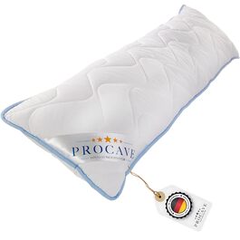 Подовжена подушка для сну на боці PROCAVE Top Cool, дихаюча анатомічна подушка-боді від болю в спині, 40x200 см, Made in Germany