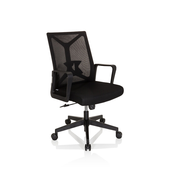 Офісне крісло / поворотне крісло ENCO Mesh Black Foldable hjh OFFICE