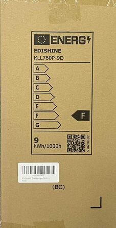 Торшер EDISHINE LED для вітальні, димований, E27, лампа для читання з лляним абажуром і пультом, підлоговий світильник з 3 режимами кольору, вінтажний для спальні, чорний