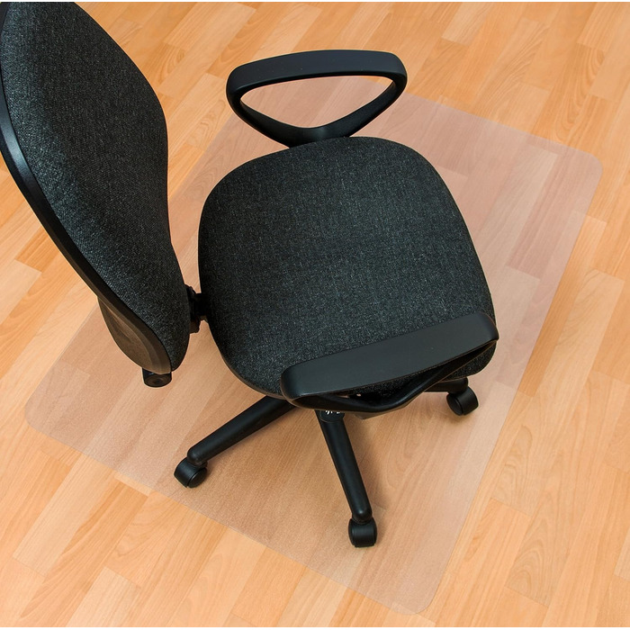 Прозорий килимок під крісло Floortex Ecotex Evolutionmat 120x90 см, прямокутний, для твердих підлог, з переробленого полімеру