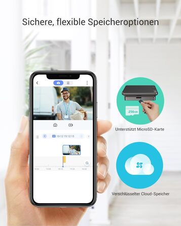 EZVIZ відеодзвінок для дверей з Wi-Fi, 166° ширококутна камера 2МП, PIR сенсор руху, дисплей 4,3