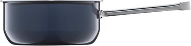 Каструля WMF Fusiontec Essential, 16 см, 1,3 л, без кришки, нержавіюча сталь, індукційна, з високотехнологічної кераміки, стійка до подряпин, без покриття, темно-синя, Made in Germany