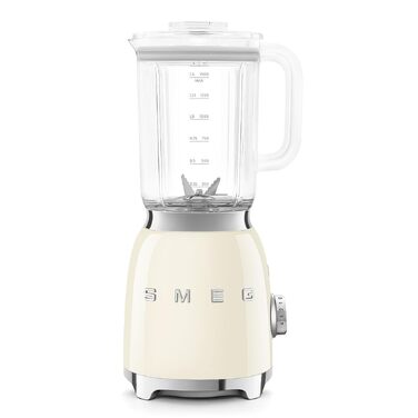 Міксер стаціонарний Smeg BLF03CREU 1.5 л кремового кольору, 800 Вт, 4 швидкості, автоматичні програми