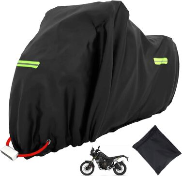 Водонепроникний чохол для мотоцикла XXXL, захисна накидка для Harley-Davidson, Kawasaki, Suzuki, Honda, 265x105x133 см, для вулиці, зима