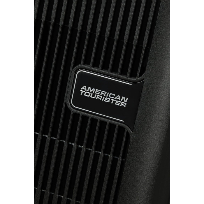 Валіза American Tourister Aerostep Spinner S, розширювана, 55 см, 36/40 л, чорна, ручна поклажа