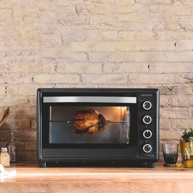 Міні-піч Cecotec Bake&Toast 1090 White 46л з грилем та таймером 60 хв, 1000 Вт, до 230°C