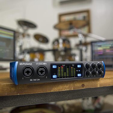 Аудіоінтерфейс PreSonus Studio 24c USB-C для запису, стрімінгу, подкастингу з програмним забезпеченням Studio One Artist та Ableton Live Lite