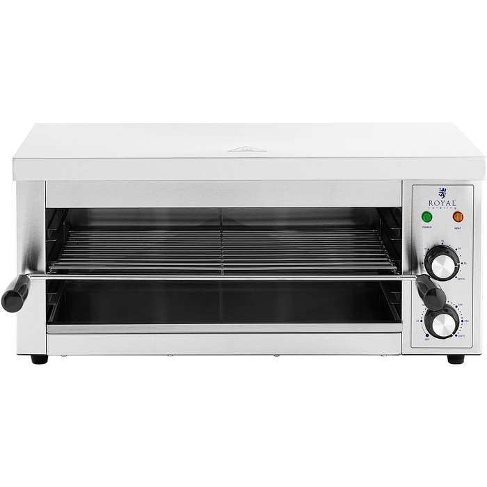 Гриль саламандра Royal Catering RCPES-280, 2500 Вт, 50-300°C, професійний для кухні та ресторану