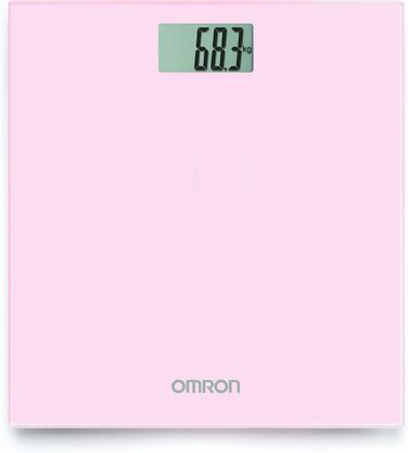 OMRON HN289 електронні ваги для зважування, велика LCD-панель, протиковзкі ніжки, надтонкий корпус, сірий колір