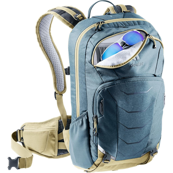 Велосипедний рюкзак Deuter Attack 16 з протектором, 16 л, Atlantic-Desert