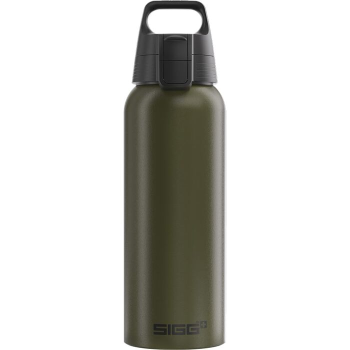 Спортивна алюмінієва пляшка для води SIGG WMB ONE, герметична, для газованих напоїв, BPA-free, 1 л, Зелена