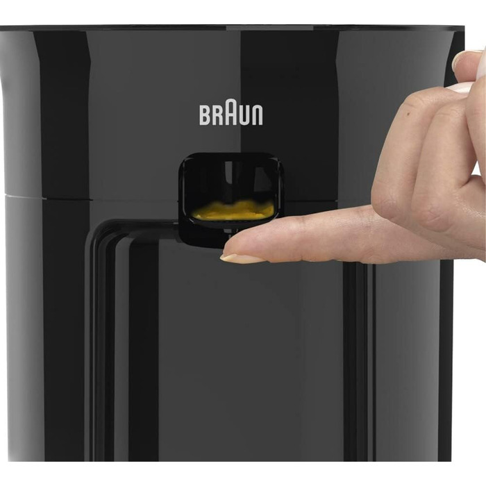 Цитрусовий прес Braun Tribute CJ 3050 (чорний, 0.35 л, 60 Вт) - професійний соковижималка для цитрусових