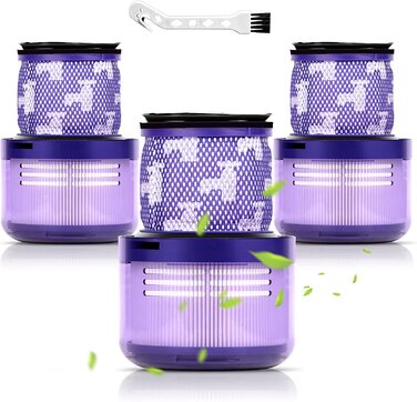 Комплект з 3 фільтрів для пилососа Dyson V11/V15/SV14/SV22, змінні фільтри 970013-02, миючі, багаторазові