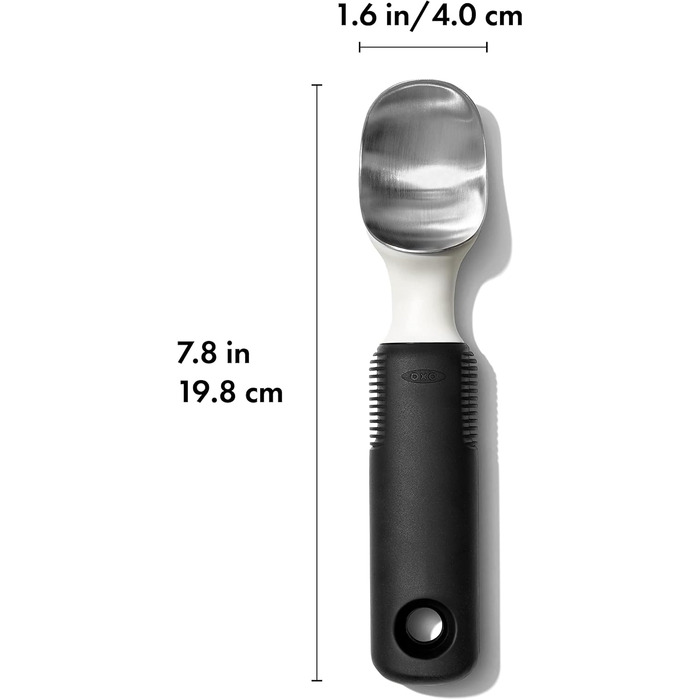 Порційна ложка OXO Good Grips з нержавіючої сталі, чорна - 11295200
