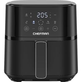 Аерофритюрниця Chefman 3.75L з технологією Hi-Fry, сенсорне керування, антипригарне покриття, чорна