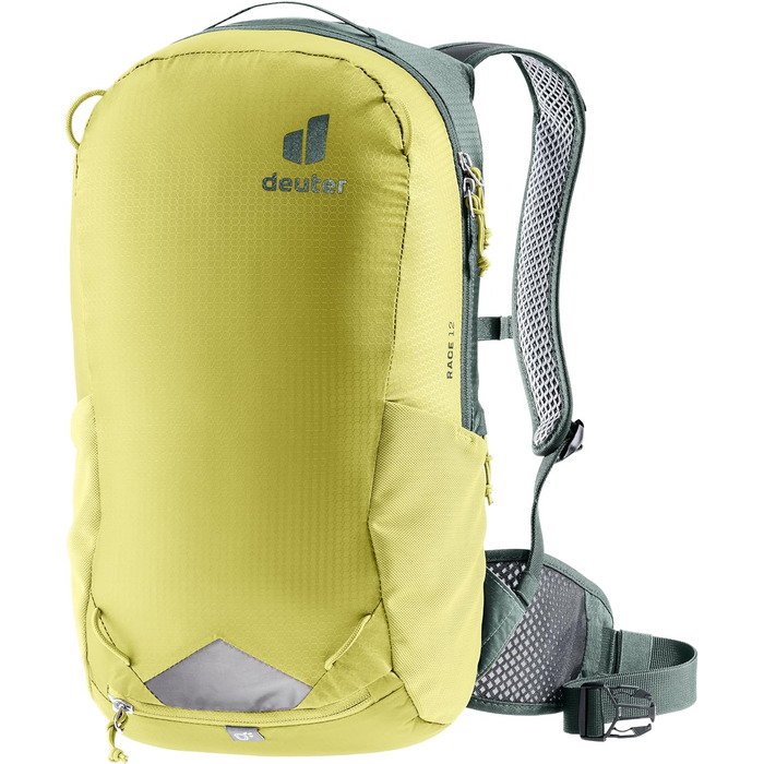 Велосипедний рюкзак Deuter Race 12, 12 л, зелений (Sprout-ivy), легкий, спортивний