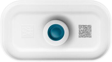 Вакуумний контейнер ZWILLING Fresh & Save зі скла, розмір S, з вакуумною кришкою, колір Blue La Mer
