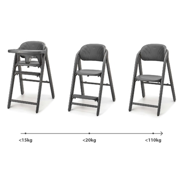 Стілець для годування Kinderkraft TINO GREY