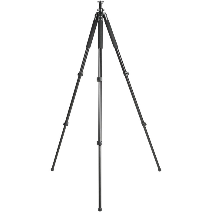 Професійний штатив Walimex Pro FT-665T, надзвичайно стабільний, вантажопідйомність 12 кг, 3 секції, діаметр ніжок 32/28/24 мм, 3 пінні ручки, рівень і компас, з великою сумкою, висота 185 см